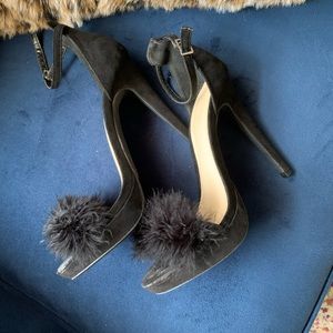 Charlotte Russe faux fur heels